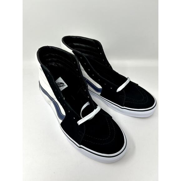 Vans Mens Sk8-Hi Mini Cord 'Black Navy White' VN000BW7NGV Size 9.5 Skateboarding - Picture 3 of 6